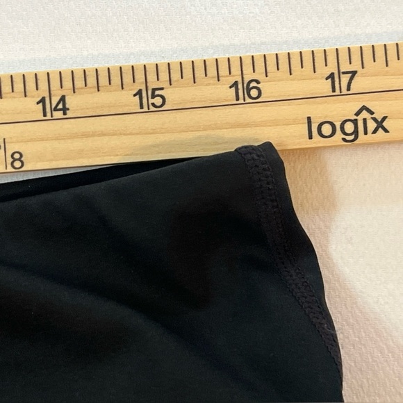 Women's PullOn Black Cargo Pants Gold Snap Buttons Front and Back Pockets  Large - Picture 6 of 8